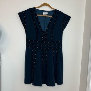 Zac Posen for Target Snap Detail V-Neck Dress